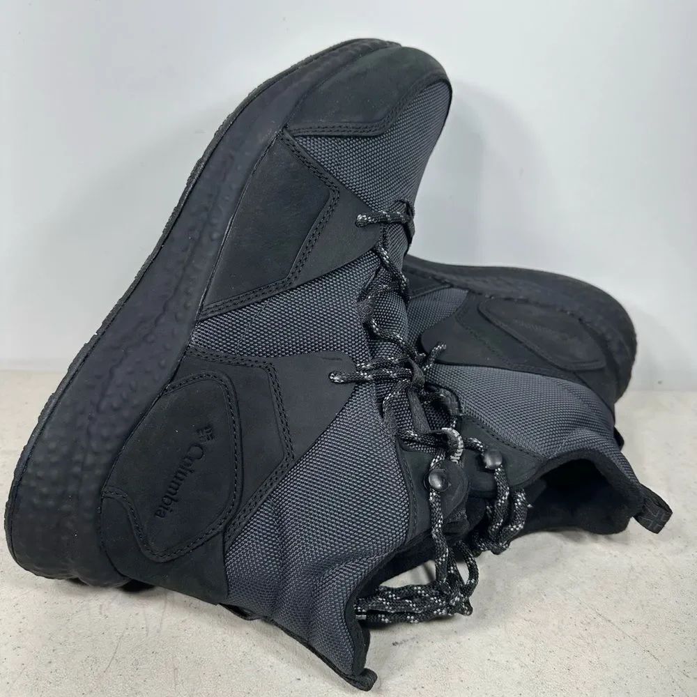 Columbia Men's Black and Gray Rain Boots size 10,5 New
